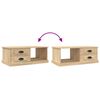 vidaXL Tavolino da Salotto Rovere Sonoma 90x50x35 cm Legno Multistrato