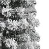 vidaXL Albero Natale Artificiale Incernierato con Neve Fioccata 150 cm