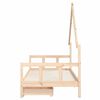 vidaXL Giroletto Bambini con Cassetti 90x200 cm Legno Massello di Pino