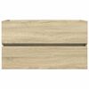 vidaXL Mobile Lavabo Rovere Sonoma 80x38,5x45 cm in Legno Multistrato