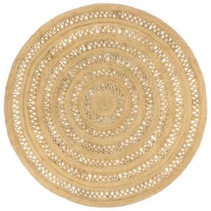 vidaXL Tappeto Lavorato a Mano in Juta Intrecciata 180 cm