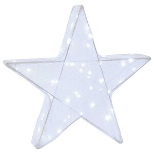 vidaXL Stella di Natale 3D 50 LED Bianco freddo 55 x 53,5 x 10 cm