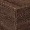 vidaXL Tavolino da Salotto con Luci LED Rovere Marrone 50x50x40 cm