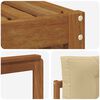 vidaXL Set di divani da esterno con cuscino 6 pcs Naturale e Beige