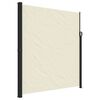vidaXL Tenda da Sole Laterale Retrattile Crema 220x500 cm