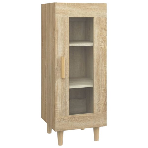 vidaXL Credenza Rovere Sonoma 34,5x34x90 cm in Legno Multistrato