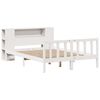 vidaXL Letto Libreria senza Materasso Bianco 140x190 cm Legno di Pino