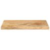 vidaXL Piano per Tavolo 40x30x2,5 cm Rettangolare Legno Massello Mango