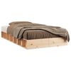vidaXL Giroletto 100x200 cm in Legno Massello