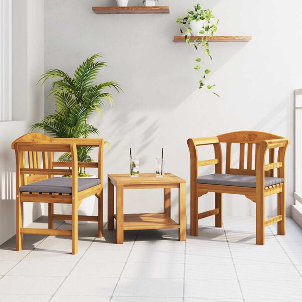 vidaXL Panchina Rosa Naturale 68,5 x 46 x 82,5 cm