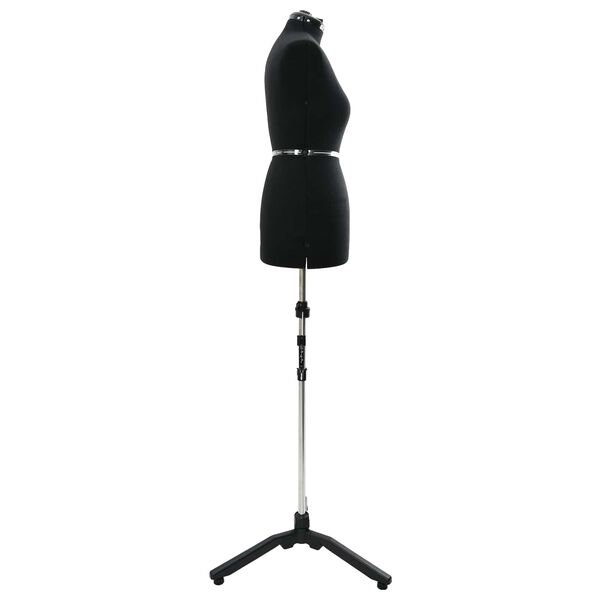 vidaXL Forma Abito Femminile Regolabile Nero m Velluto