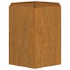 vidaXL Fioriera Ruggine 40x40x45 cm Acciaio Corten
