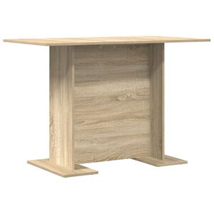 vidaXL Tavolo da Pranzo Rovere Sonoma 110x60x75cm in Legno Multistrato