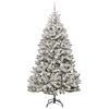 vidaXL Albero di Natale artificiale con 300 LED Verde e Bianco 210 cm