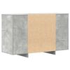 vidaXL Credenza Grigio cemento 120 x 41 x 75 cm Legno multistrato
