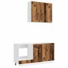 vidaXL Unit&agrave; Cucina LYON 5 pz Legno antico Legno ingegnerizzato