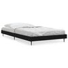 vidaXL Giroletto Nero 100x200 cm in Legno Multistrato