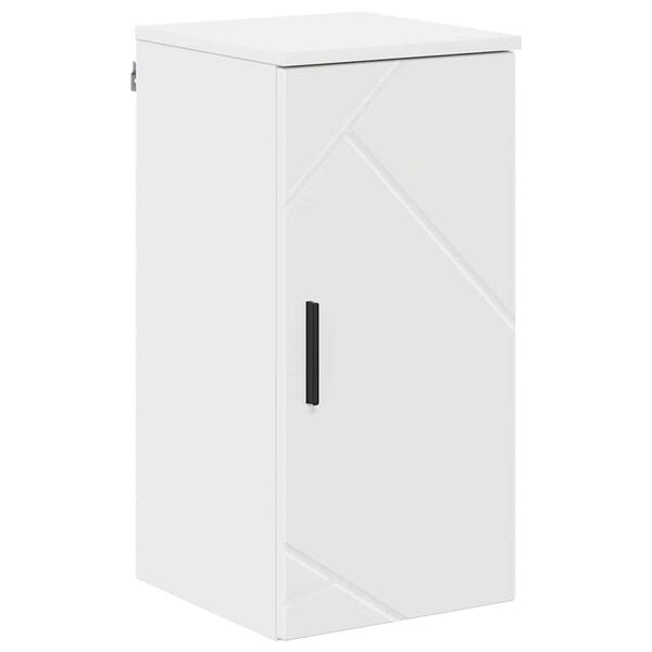 vidaXL Mobile da Bagno Montaggio a parete Bianco 30 x 31,5 x 61 cm