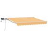 vidaXL Cornice per Tenda Manuale con LED Sabbia 2,5 x 2 m