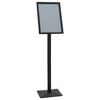 vidaXL Supporto Poster a Piedistallo a3 Ghisa Nero