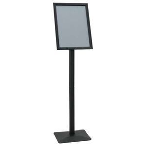 vidaXL Supporto Poster a Piedistallo a3 Ghisa Nero