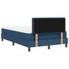 vidaXL Letto a molle con materasso Blu 120 x 190 cm Tessuto