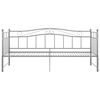 vidaXL Telaio Divano Letto Estraibile Grigio in Metallo 90x200 cm