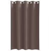 vidaXL Tende Blackout con Anelli 2 pcs Marrone Scuro 175 x 140 cm