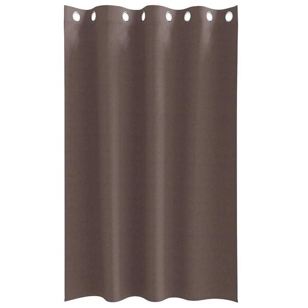 vidaXL Tende Blackout con Anelli 2 pcs Marrone Scuro 175 x 140 cm
