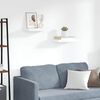 vidaXL Scaffali a Parete 2 pz Bianchi 40x23x3,8 cm in MDF