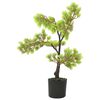vidaXL Bonsai di Cipresso Artificiale con Vaso 60 cm Verde