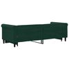 vidaXL Divano Letto con Letto Estraibile Verde Scuro 80x200cm Velluto