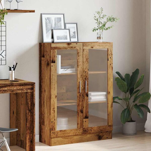 vidaXL Libreria Legno Antico 82,5x30,5x115 cm in Truciolato