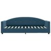 vidaXL Divano Letto con Materasso Blu 80x200 cm in Velluto