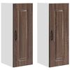 vidaXL Pannello lavastoviglie Kalmar 2 pz Rovere Marrone