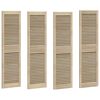 vidaXL Porta per Armadio con porta 4 pcs Naturale 140.5 x 2 x 59.5 cm