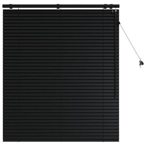 vidaXL Tenda Veneziana Nero 120 x 130 cm 35 mm