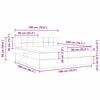vidaXL Letto con Contenitore con materasso Grigio chiaro 90 x 200 cm