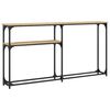 vidaXL Tavolino Consolle Rovere Sonoma 145x22,5x75cm Legno Multistrato