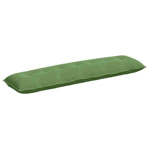 vidaXL Cuscino per Schiena Verde chiaro 200 x 50 cm Tessuto in Cords