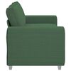 vidaXL Divano Divanetto Verde Scuro 180x77x82cm Tessuto di Velluto a Coste