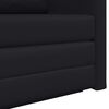 vidaXL Divano letto Nero 124 x 71 x 78 cm Velluto