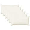 vidaXL Federa 6 pz HOUTEN Bianco 40 x 80 cm Lino