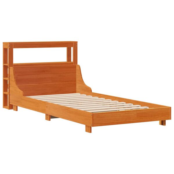 vidaXL Letto senza Materasso Marrone Cera 100x200 cm in Legno di Pino