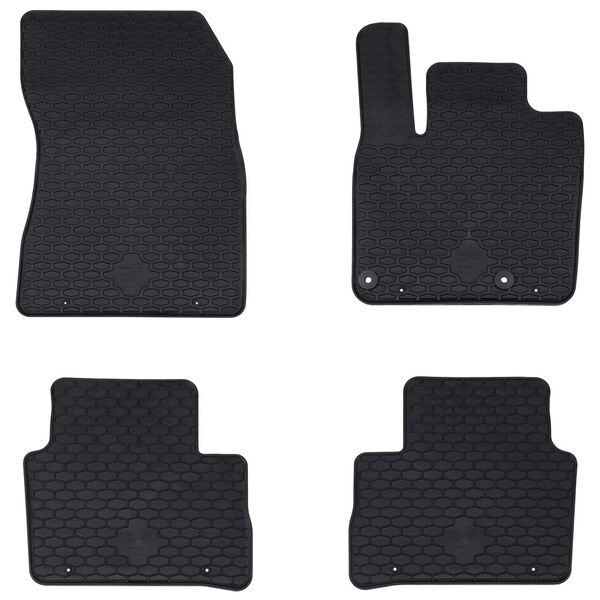 vidaXL Tappetino per Auto 4 pcs Nero adatto per Nissan QASHQAI TPE