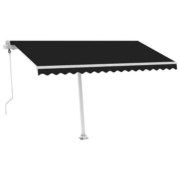 vidaXL Tenda da Sole Automatica Autoportante 450x300 cm Antracite