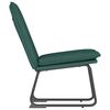 vidaXL Sedia Lounge Verde Scuro 52x75x76 cm in Tessuto