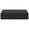 vidaXL Cuscino da Sedia Esterno Nero 40 x 40 x 8 cm 100% Poliestere