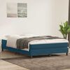 vidaXL Letto a Molle senza Materasso Blu Scuro 140x220 cm Velluto