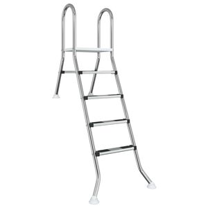 vidaXL Scala per piscina parzialmente interrata 195 x 116 cm 4-Gradino